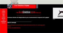 Desktop Screenshot of losdiablosrojos.tripod.com