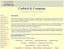 Tablet Screenshot of catbirdandco1.tripod.com