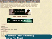 Tablet Screenshot of nur-al-islaam.tripod.com