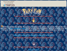 Tablet Screenshot of pokemonclub.tripod.com