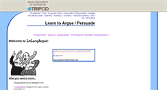 Desktop Screenshot of litlangargue.tripod.com
