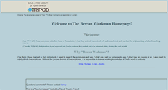 Desktop Screenshot of bereanworkman.tripod.com