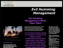 Tablet Screenshot of evilhumming.tripod.com