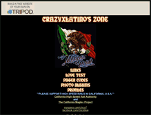 Tablet Screenshot of crazyxlatino.tripod.com