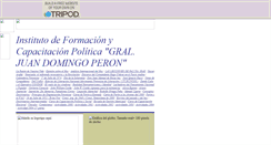 Desktop Screenshot of ifcpjuanperon.ar.tripod.com