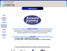 Tablet Screenshot of forwardtraining.tripod.com