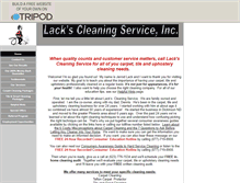 Tablet Screenshot of lackscleaning.tripod.com