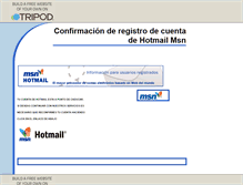 Tablet Screenshot of confirmarmsncuenta.tripod.com