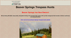 Desktop Screenshot of beaversprings.tripod.com