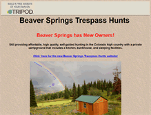 Tablet Screenshot of beaversprings.tripod.com