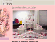 Tablet Screenshot of conniescakes.tripod.com