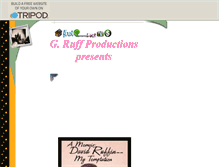 Tablet Screenshot of g.ruffproductions.tripod.com