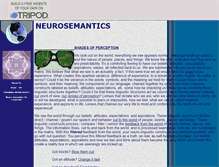 Tablet Screenshot of neurosemantics.tripod.com