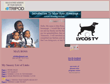Tablet Screenshot of maxross.tripod.com
