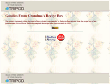 Tablet Screenshot of gramsrecipebox.tripod.com
