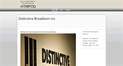 Desktop Screenshot of dbi-inc.tripod.com