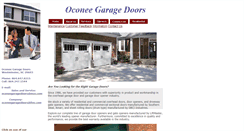 Desktop Screenshot of oconeegaragedoors.tripod.com