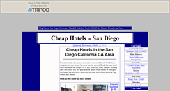 Desktop Screenshot of cheaphotelsandiego.tripod.com