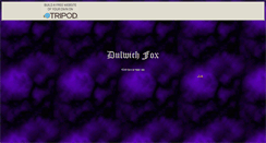Desktop Screenshot of dulwichfox.tripod.com