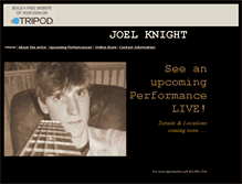 Tablet Screenshot of joelknightmusic.tripod.com