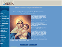 Tablet Screenshot of dominicsavio3.tripod.com