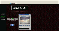 Desktop Screenshot of bigfootvideo.tripod.com