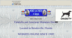 Desktop Screenshot of miniacresfarm.tripod.com