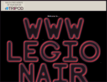 Tablet Screenshot of legionair.tripod.com
