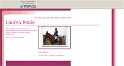 Desktop Screenshot of lauren-poole.tripod.com