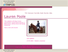 Tablet Screenshot of lauren-poole.tripod.com