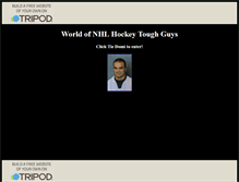 Tablet Screenshot of nhltoughguys.tripod.com