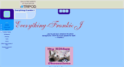 Desktop Screenshot of everything-frankiej.tripod.com