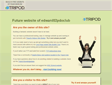 Tablet Screenshot of edward02pdoclub.tripod.com