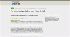 Desktop Screenshot of clshoes2013.tripod.com