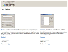 Tablet Screenshot of poserutils.tripod.com