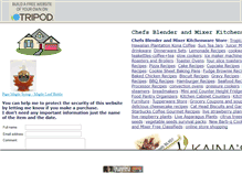 Tablet Screenshot of chefsblenderandmixer.tripod.com