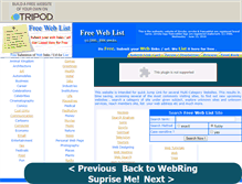Tablet Screenshot of freeweblist.tripod.com