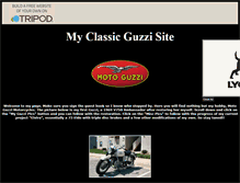 Tablet Screenshot of motoguzzi69.tripod.com