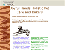 Tablet Screenshot of joyfulhands.tripod.com
