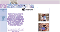 Desktop Screenshot of loveisstrong.tripod.com