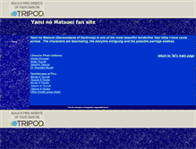 Tablet Screenshot of hisoka10.tripod.com