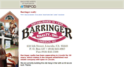Desktop Screenshot of barringerrealtyca.tripod.com