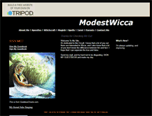 Tablet Screenshot of modestwicca.tripod.com