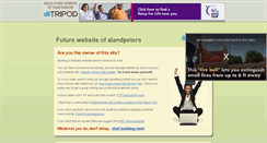 Desktop Screenshot of alandpeters.tripod.com