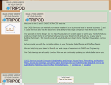 Tablet Screenshot of candccaddservices.tripod.com