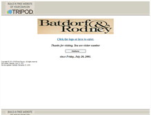 Tablet Screenshot of batdorf-rodney.tripod.com