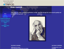 Tablet Screenshot of jeanvanier100.tripod.com