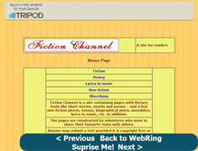 Tablet Screenshot of fictionchannel.tripod.com
