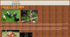 Desktop Screenshot of crazycatfarm.tripod.com