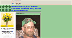 Desktop Screenshot of finddonpotts.tripod.com